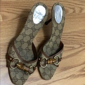 Authentic Gucci Bamboo Sandals
